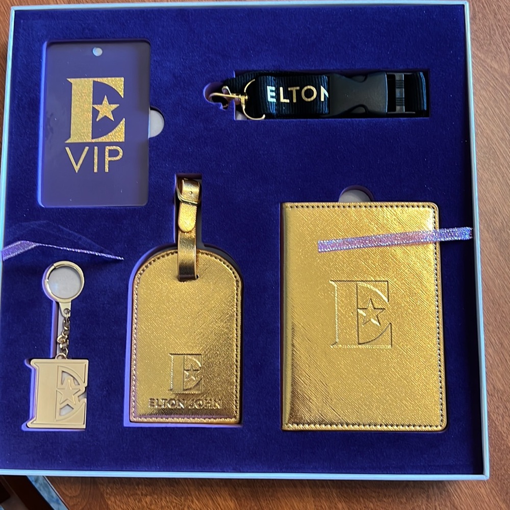 Elton John Farewell Tour AUTHENTIC VIP tour
collection. New with tags.
